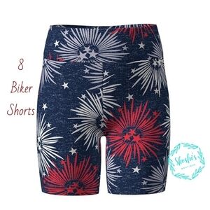 LuLaRoe Women's Starburst Patterned Biker Shorts